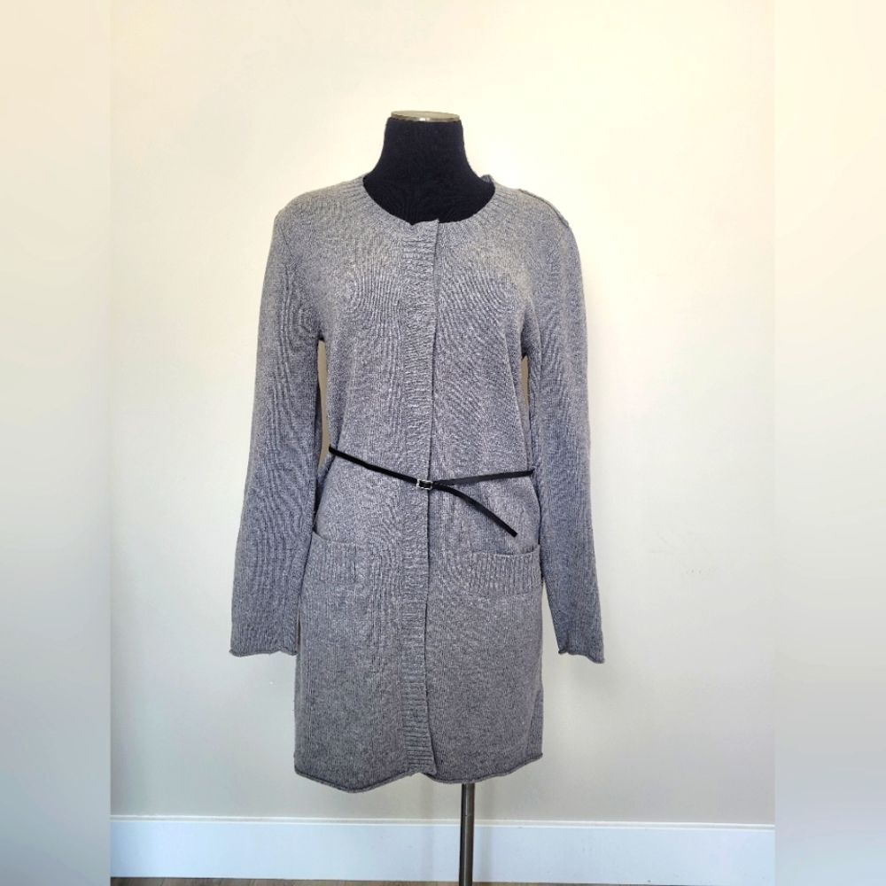 Stella Forest Wool Cashmere Sweater Dress Effortless Chic Designer Paris Medium